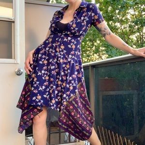 Maison Martin Margiela Floral Asymmetrical Dress